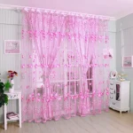 1Pc Modern Tulip Window Screen Living Room Bedroom Door Kitchen Drape Curtain Home Decoration Supplies 5