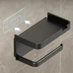 Plastic Toilet Paper Holder Storage Rack Bathroom Towel Placement of Seasoning bottles Bathroom Wall Roll of Paper Phone Storage 4