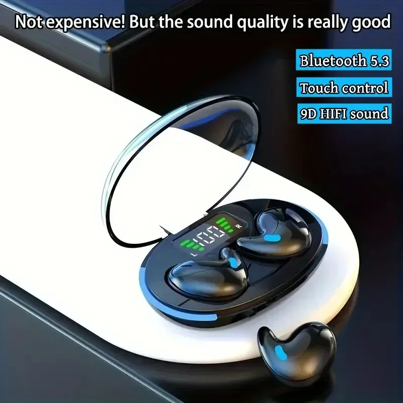 X55 Mini Wireless Earphones Bluetooth Headphones Noise Reduction Sport Game Sleep Bluetooth 50 Earbuds HIFI Stereo Music Headset X55 Mini Wireless Earphones Bluetooth Headphones Noise Reduction Sport Game Sleep Bluetooth 50 Earbuds HIFI Stereo Music Headset