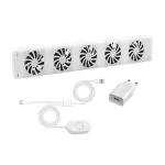 3Fan/5 Fan Intelligent Cooling Fans For Home Heating Radiator Airflow 30/50CFM 51m³/h 85m³/h Sustainability Automatic Thermostat 2