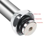 304 Stainless Steel Swivel Spout Kitchen Sink Faucet Pipe Fittings Single Handle Connection 5