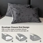 3pcs Zhusheng Kongye Pattern Print Duvet Cover Set, Soft Skin-Friendly Bedding Set Includes 1 Duvet Cover And 2 Pillowcases 6