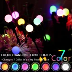 10 LED Solar Garden Lights Firefly Waterproof Solar Lights Outdoor for Yard Patio Pathway Christmas Decorations Solar Lamp 5