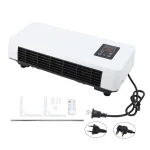 Wall Mounted Air Conditioner Easy To Operate Low Noise Portable Efficient Space Saving Wall Hanging Heater Cooler for Bathroom 2
