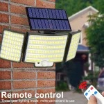 New 366LED Solar Outdoor Lights Solar Powered Security Light Motion Sensor 234LED Wall Light IP65 Waterproof Garden 6