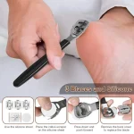 27PCS Foot Care Tool Pedicure Manicure Kit Set Stainless Steel Peeling Exfoliating Callus Dead Skin Remover Foot Scrubbing Brush 3