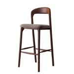 Nordic Wood Bar Chair Designer Luxury Reception Desks Unusual High Stool Modern Simple Relaxing Taburete Alto Trendy Furniture 5