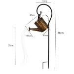 Solar Powered LED Lawn Light Peacock Waterproof Fairy Garden Decor Lamp For Pavilion Yard Landscape Garden Lawn Lights 6
