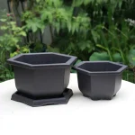 Rectangular Bonsai Training Pots Plastic Flowerpot with Drainage Tray Succulent Plants Pot Bonsai Plants Growing Pots Home Decor 5