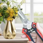 1PC Pruning Shear Branch Scissors Stainless Steel Non-Slip Handle Sharp Pruning for Household Garden Fruit Tree Trimming Tools 3