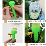 10PCS Flower Adjustable Automatic Drip Irrigation Plant Watering System Home Balcony Potted Plants Garden Irrigation Tools 4