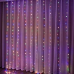 3/4/6m Curtain LED String Lights Garland USB Festoon Remote Control Fairy Garland Lights Christmas Decoration for Bedroom Home 3