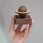 1pcs wood scent No essential oil diffuser Jupiter shape home decoration fresh air present to friend dorm room essentials 5