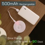 Motion Sensor Light USB Rechargeable Night Light LED Lamp for Kitchen Bedroom Stairs Hallway Cabinet Closet Wardrobe Nightlight 5