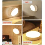 LED Night Light USB Charging Intelligent Human Induction for Bedside Cabinet Home Wardrobe Lighting Motion Sensor Light Led Lamp 5