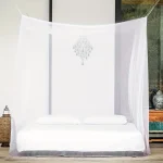 Large White Outdoor Camping Mosquito Net - Insect-Proof, Protective, Breathable, and Portable  Bedroom, Hammock, and Tent Use 4