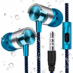3.5mm Wired In-Ear Earphones Noise Cancellation HiFi Stereo Sports Gaming Music Headphones With Mic Headset For Phone MP3 MP4 2