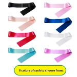 Diy Custom Personality Satin Sash Writen As You Want Wedding Bridal Shower Team Bride Tribe Satin Sash Bachelorette Party Decor 3