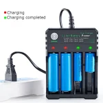18650 Li-ion Battery Charger 4 Slots AC 110V 220V EU/US Dual For 18650 Charging 3.7V 4.2V Rechargeable Charge for 18500 2