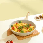 Durable Frying Pan Wok Pan Non-stick Ceramic Pot Induction Gas Stove Universal Cookware Steak Cooking Saucepan Nonstick Pan 2