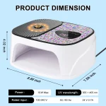 Professional Gel Nail Lamp 45 LED UV Nail Dryer with 4 Timers and Automatic Sensor Nail Curing Lamp Nail Salon Equipment 6
