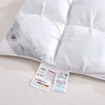 High Grade 100% White Goose Down Quilt Winter Warm Feather Duvet Queen King Cozy Lightweight 3D Bread Comforter Pinch Pleated 6