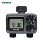Insoma 2-Zone Sprinkler Timer Programmable Garden Hose Timer Water-Saving Irrigation Controller for Lawn Yard  Drip Systems IPX5