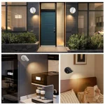 Rechargeable LED Wall Lamp Touch Night Lights Wireless Magnetic Spotlight 360° Rotation For Bedroom Bedside Reading Lighting 6