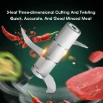250ml Garlic Masher Crusher Electric Kitchen Food Chopper USB Portable Meat Grinder Vegetable Chopper for Kitchen Gadgets 5