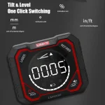 UNIT LM320F Laser Digital Protractor Angle Measure Inclinometer 3 strips Laser Level Box Type-C Charging Angle meter for home 2