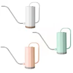 1000ml Flower Spray Pot Stainless Steel Curved Mouth Watering Can Household Removable Nozzle Multi-function for Bonsai Succulent 4