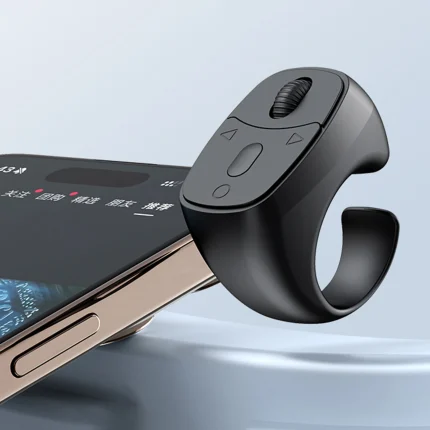 Bluetooth-Compatible 5.3 Remote Control Mouse Finger Ring Mouse Fingertip Remote Control Wireless Camera Shutter Selfie Button