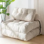 Vacuum Compression Sofa Foldable Simple Fabric Corner Modular Couch Floor Multi Function Nordic Living Room Bedroom Decoration