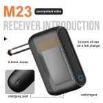 Wireless Microphone M23 UHF 2 Channel Karaoke System With Rechargeable Receiver Cordless Handheld Mic For Church Party Speaker 4