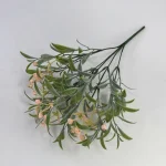 Artificial Flowers UV Resistant Fake Flower Plastic Babysbreath Plants for Garden Porch Window Box Home Decoration Outdoor 3