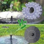 1W/1.5W/2.5W Outdoor Solar Fountain Suitable for Garden Pond Solar Fountain Pump Kit with 6 Nozzles for Garden Decoration 3