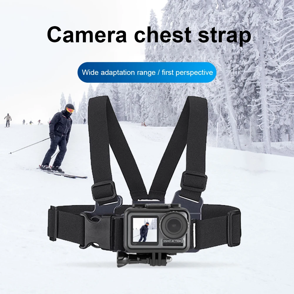 Action Camera Chest Mount Harness Breathable Accessories for Sports Travel for Gopro 10 Dji Osmo Action Camera Chest Mount Harness Breathable Accessories for Sports Travel for Gopro 10 Dji Osmo