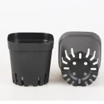 Seedling Pots 50Pcs Square Plant Seeding- Planting Cup Plastic Deep Nursery Tree Pot Flower Plant Container Pot Garden Grow 4