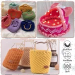 400g/Pc Thick Knitting Yarn T Shirt Yarn Elastic Fabric Cloth for Hand DIY Bag Blanket Cushion Crocheting Projects 6