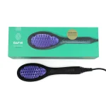 Hair Straightener Brush Ceramic Fast Straightening Heating Hot Comb Women's Smoothing Brush Styling Tool Curling Iron 5