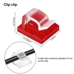 Cable Organizer Clips Wire Winder Holder Cord Protector USB Cable Management Adhesive Hooks Desk Clamp For Earphones Mouse Wire 4
