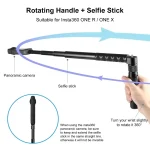 Vamson Invisible Selfie Stick for Insta360 X3 Rotating Bullet Time Handheld Tripod for Insta 360 ONE X2 ONE RS GoPro Accessories 2