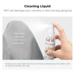 K&F CONCEPT Camera Lens Cleaning Kit with Camera Blower Glasses Wipes Cloth Cleaning Liquid Cleaning Pen for Camera Lens Phone 4