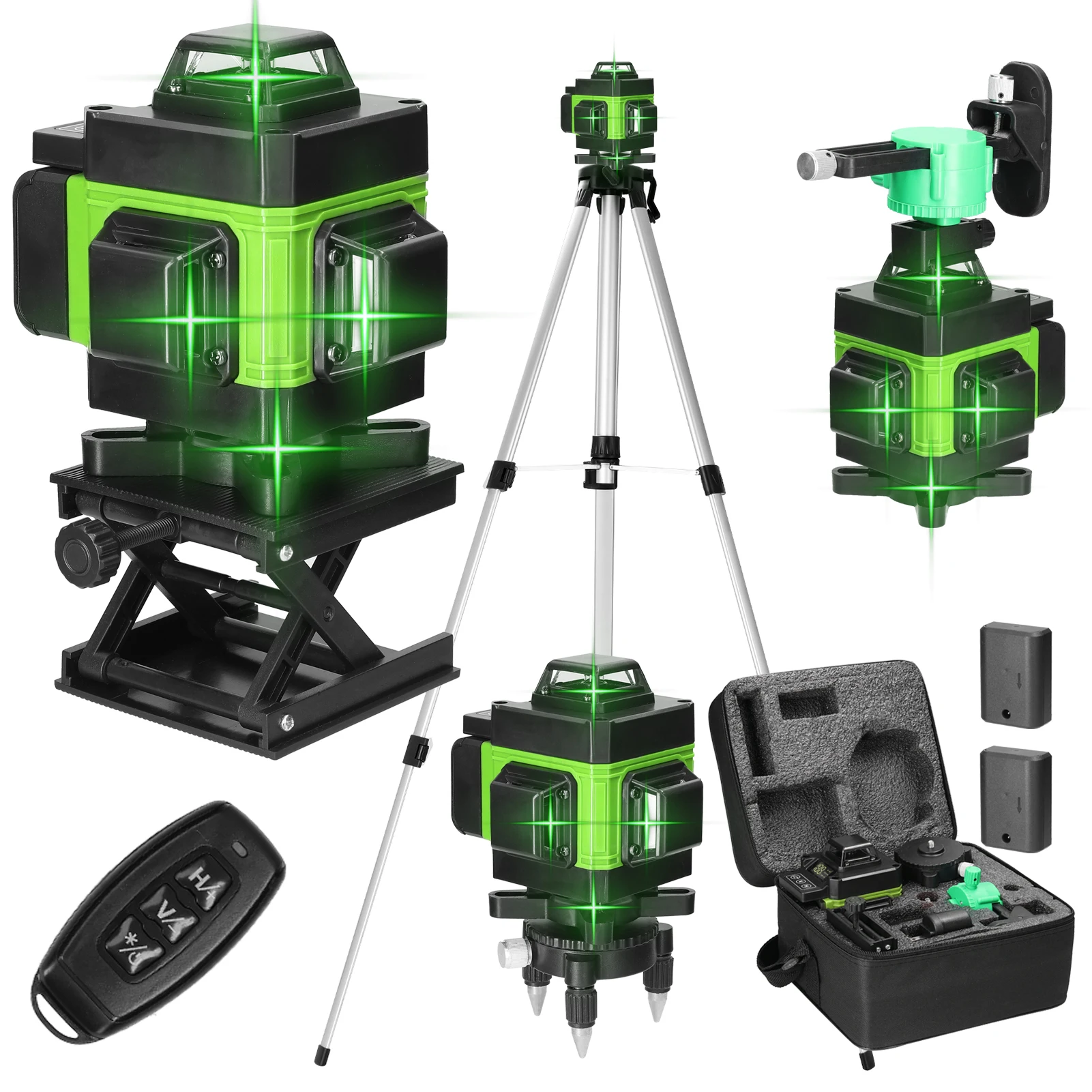 tripod/nivel a laser 16 Lines Laser profesional Level green line Self-leveling 360 autonivelant tripod/nivel a laser 16 Lines Laser profesional Level green line Self-leveling 360 autonivelant
