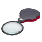 10X Folding Magnifier Portable Handheld Magnifying Glass Lens Mini Pocket Jewelry Reading Loupe Glasses for Elderly 50/60/70mm 3