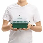 12 Cells Hole Plastics Plant Pots Grow Box Plant Seedling Pots Gardening Sowing Tray Tools Hydroponics Growing System Indoors 3