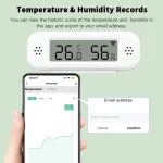 Tuya WiFi Zigbee 3.0 Temperature Humidity Sensor Hygrometer Thermometer App Remote Monitor Work With Yandex Alexa SmartLife 5