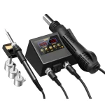 8898 2 in 1 Soldering Station Digital Display Hot Air Gun Welding Rework For Cell-Phone BGA SMD PCB IC Repair Solder Iron Tools 5