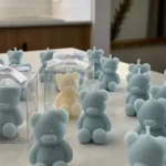 Silicone Bear Mold for Scented Candles, Soap Making and Resin Casting - Cute Animal Shape Mold for Home Decor, Aromatherapy 2