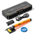 USB Wireless  Digital Electric Soldering Iron Kit  Cordless Adjustable Temperature 300-450℃ Smart Welding Solder Tool 6